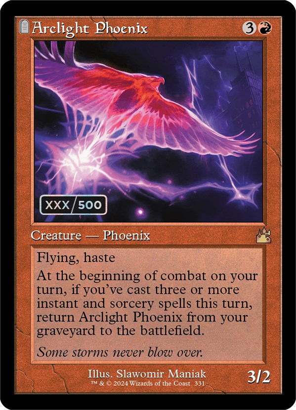 Arclight Phoenix (Retro) (Serialized) [Ravnica Remastered] | North of Exile Games