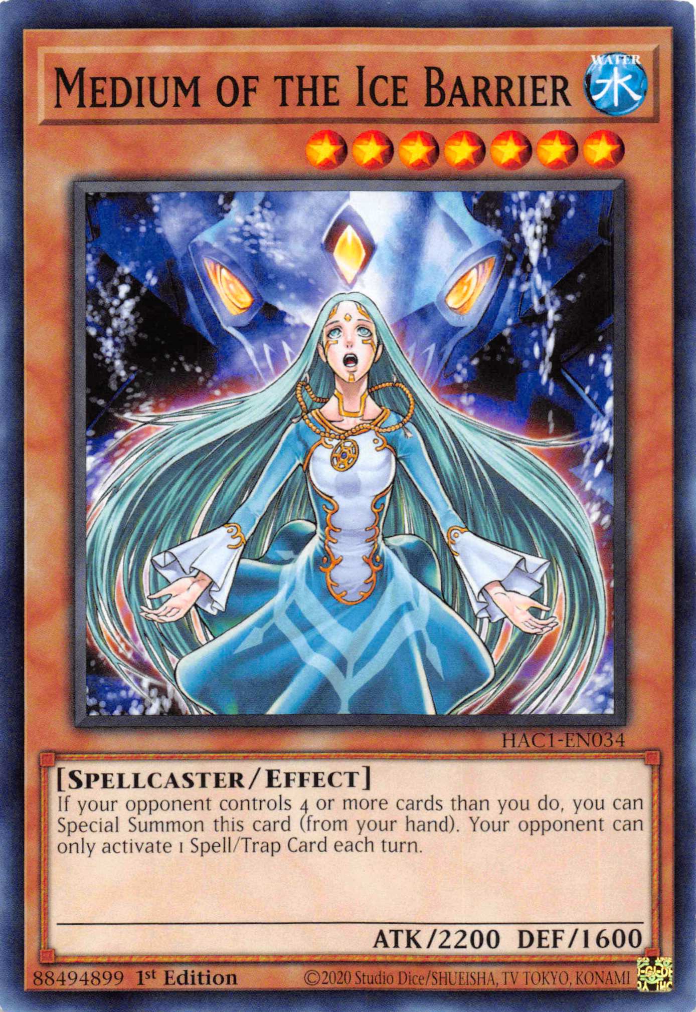 Medium of the Ice Barrier (Duel Terminal) [HAC1-EN034] Parallel Rare | North of Exile Games