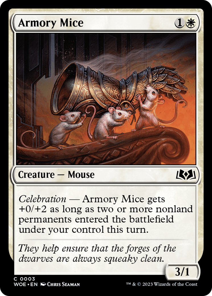 Armory Mice [Wilds of Eldraine] | North of Exile Games