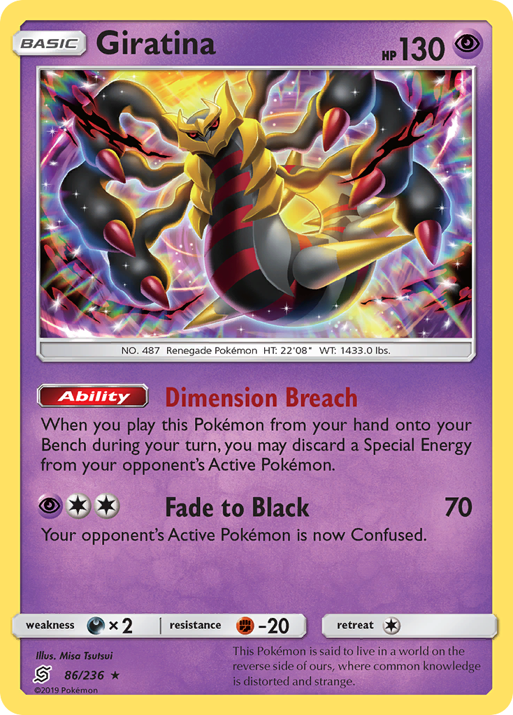 Giratina (86/236) [Sun & Moon: Unified Minds] | North of Exile Games