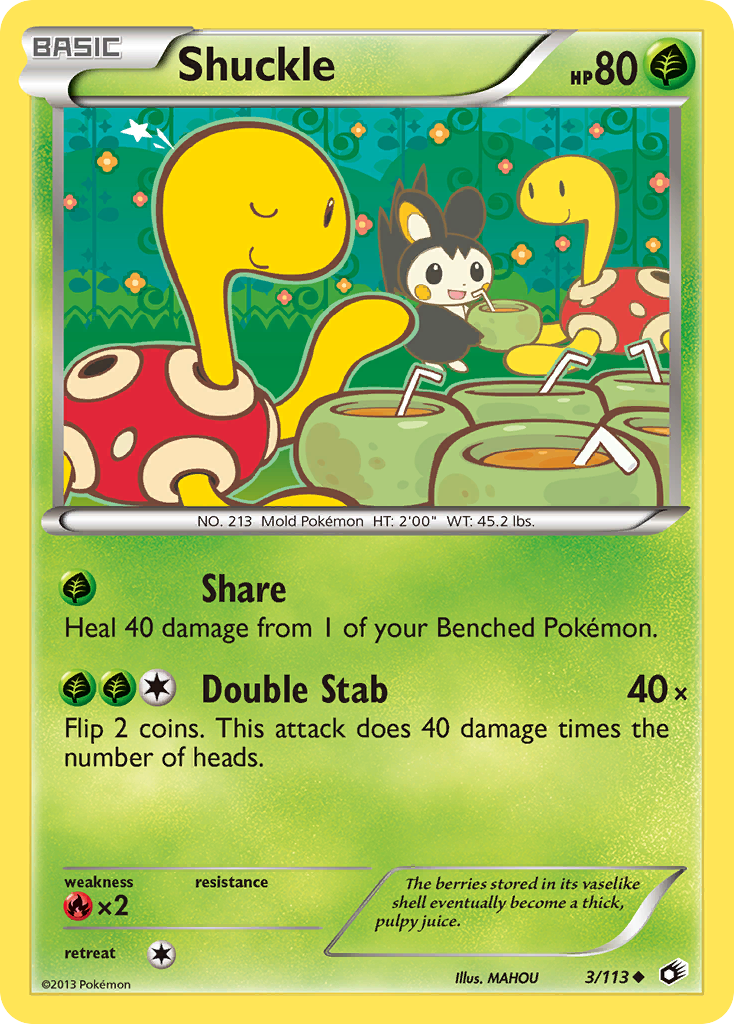 Shuckle (3/113) [Black & White: Legendary Treasures] | North of Exile Games