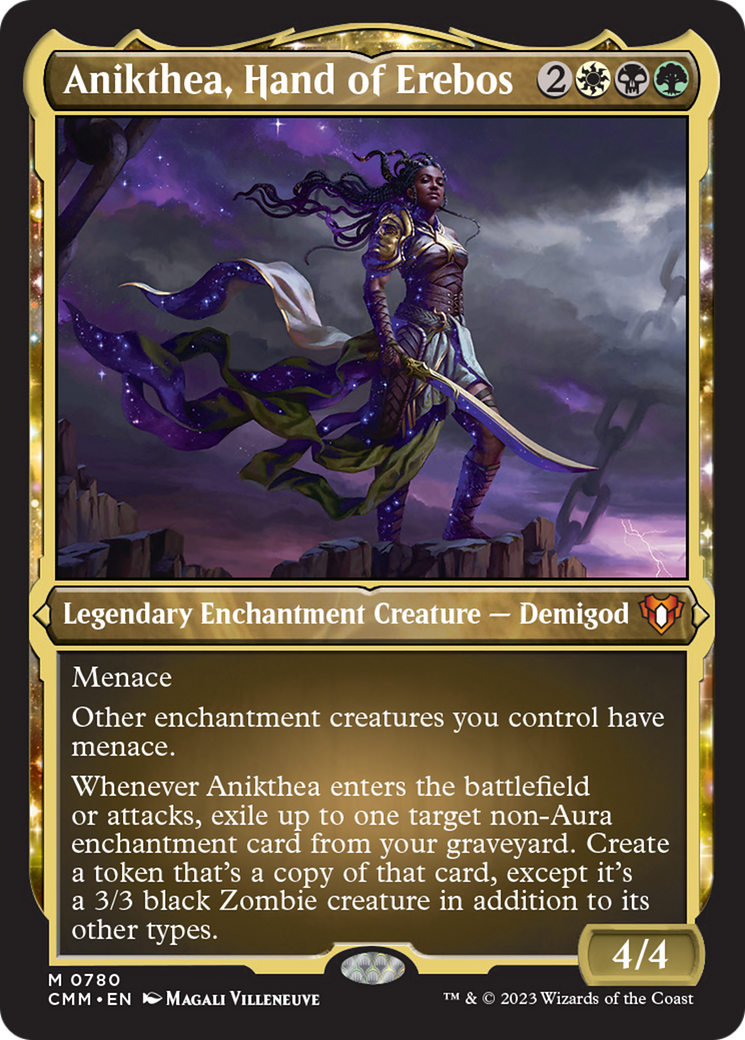 Anikthea, Hand of Erebos (Display Commander) (Foil Etched) [Commander Masters] | North of Exile Games