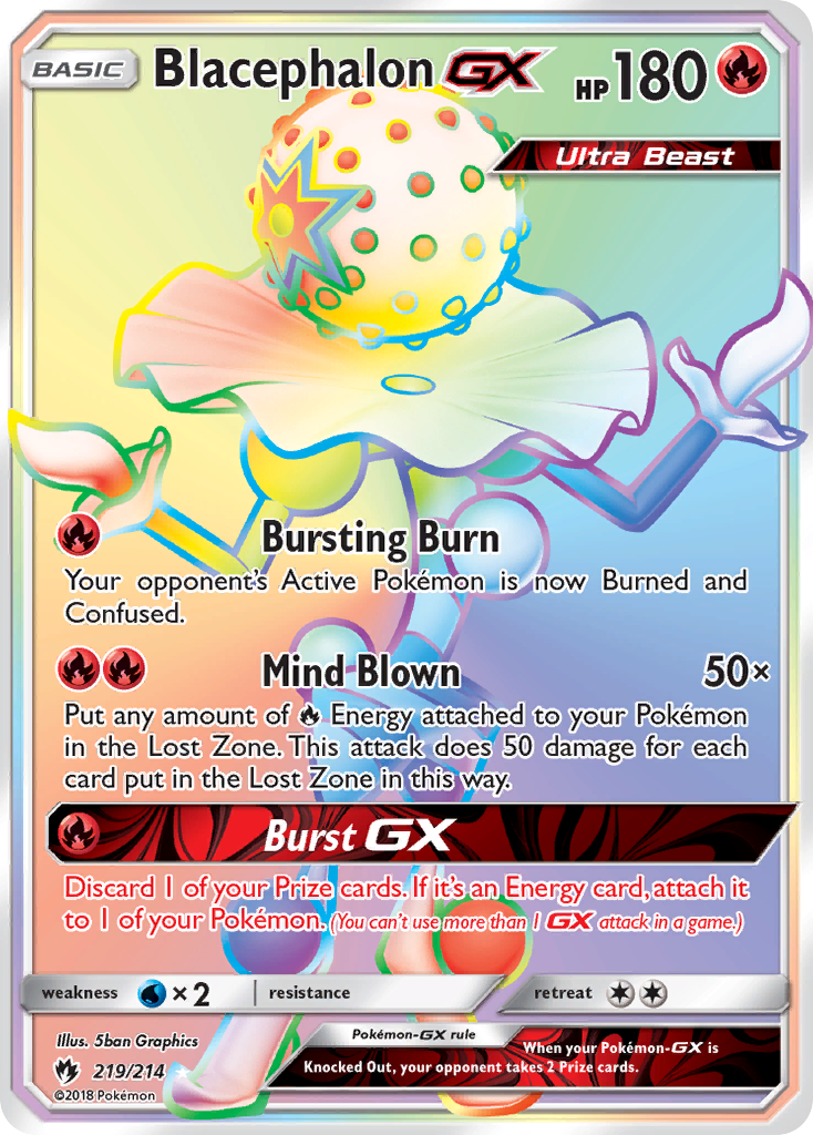 Blacephalon GX (219/214) [Sun & Moon: Lost Thunder] | North of Exile Games