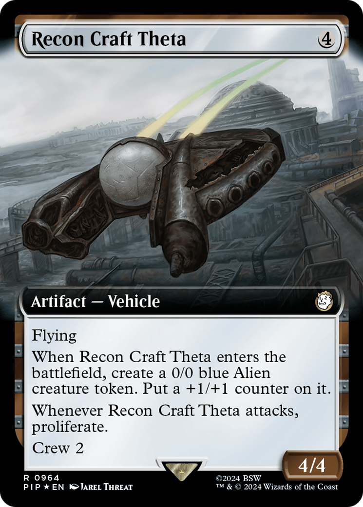 Recon Craft Theta (Extended Art) (Surge Foil) [Fallout] | North of Exile Games