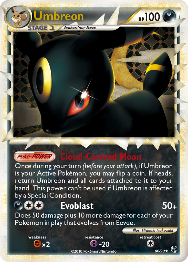 Umbreon (86/90) [HeartGold & SoulSilver: Undaunted] | North of Exile Games