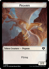 Copy (54) // Pegasus Double-Sided Token [Commander Masters Tokens] | North of Exile Games