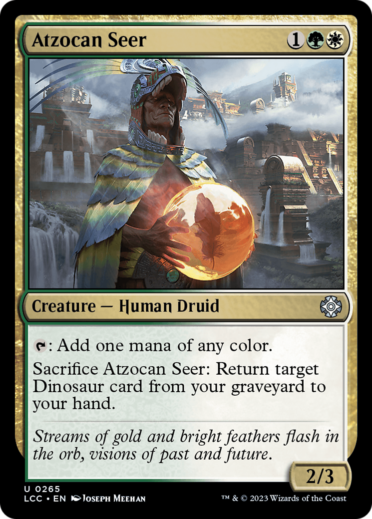 Atzocan Seer [The Lost Caverns of Ixalan Commander] | North of Exile Games