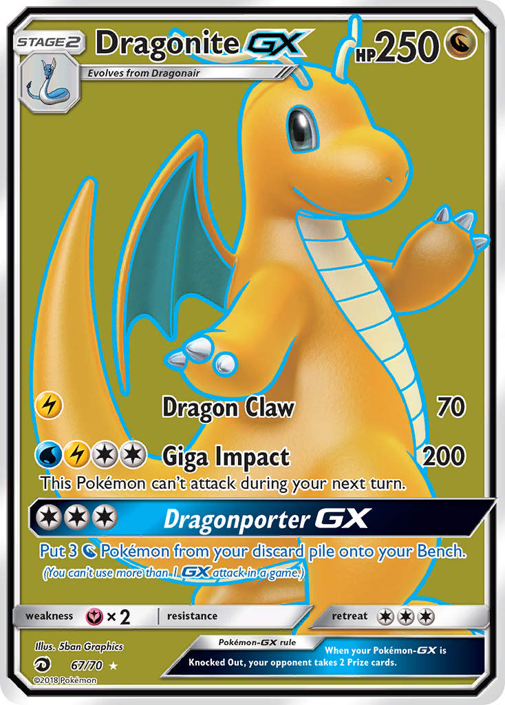Dragonite GX (67/70) [Sun & Moon: Dragon Majesty] | North of Exile Games