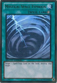 Mystical Space Typhoon [GLD5-EN038] Ghost/Gold Rare | North of Exile Games