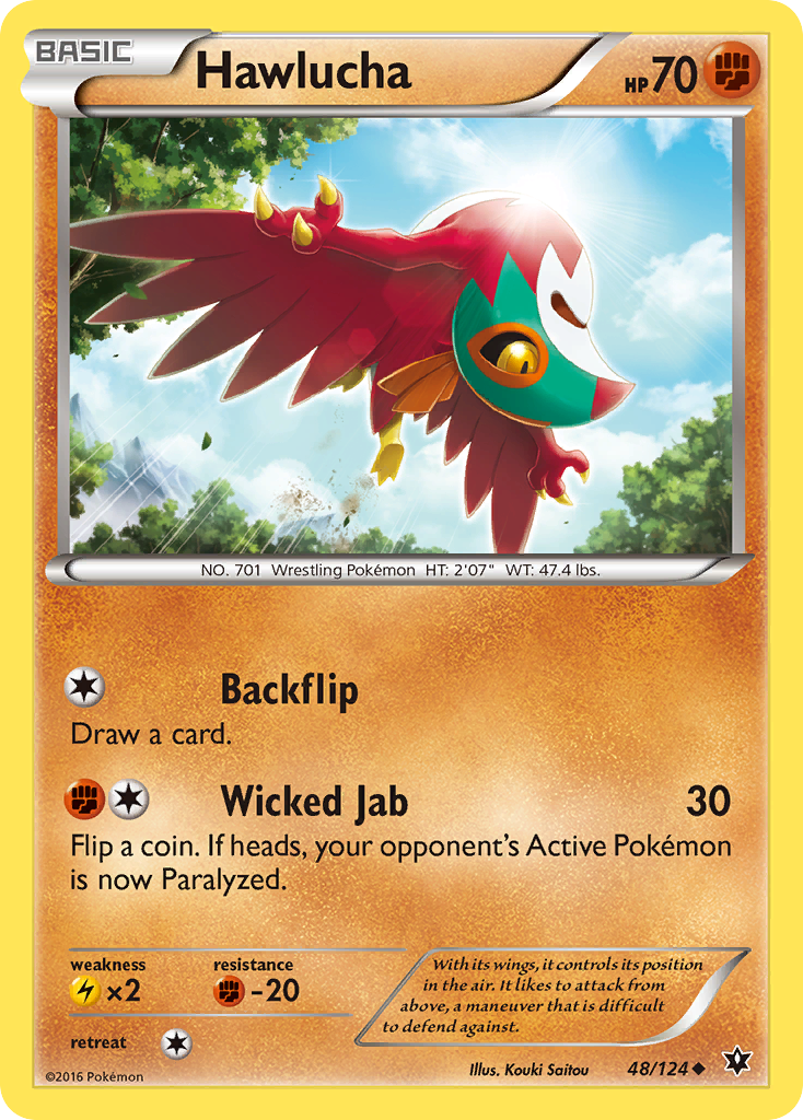 Hawlucha (48/124) [XY: Fates Collide] | North of Exile Games