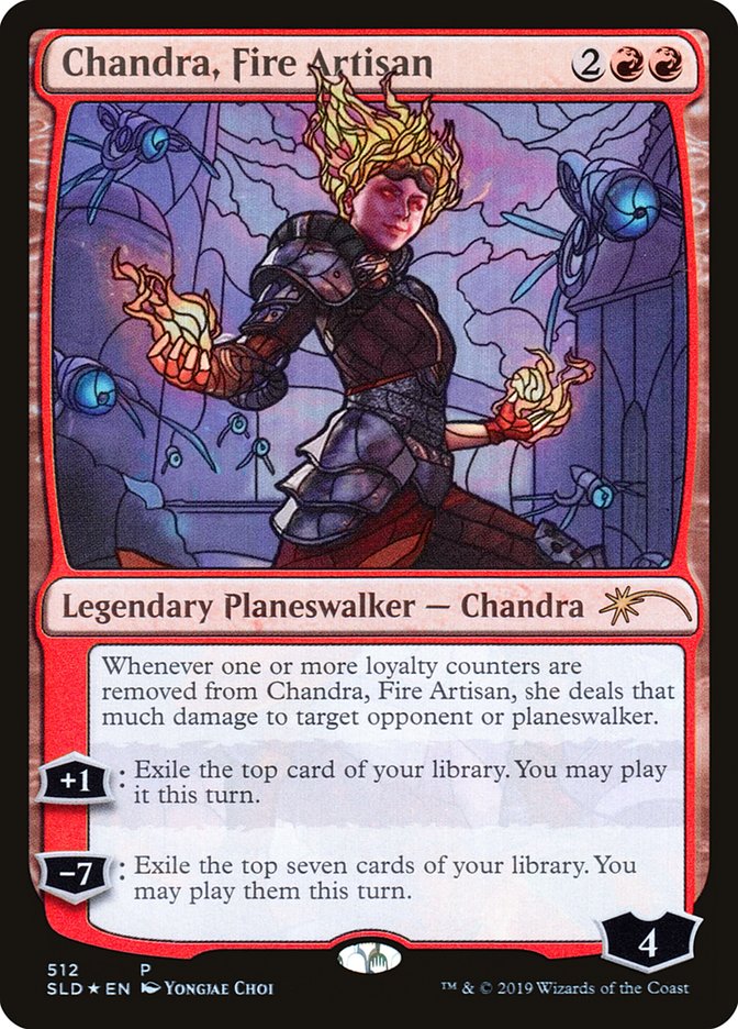Chandra, Fire Artisan (Stained Glass) [Secret Lair Drop Promos] | North of Exile Games