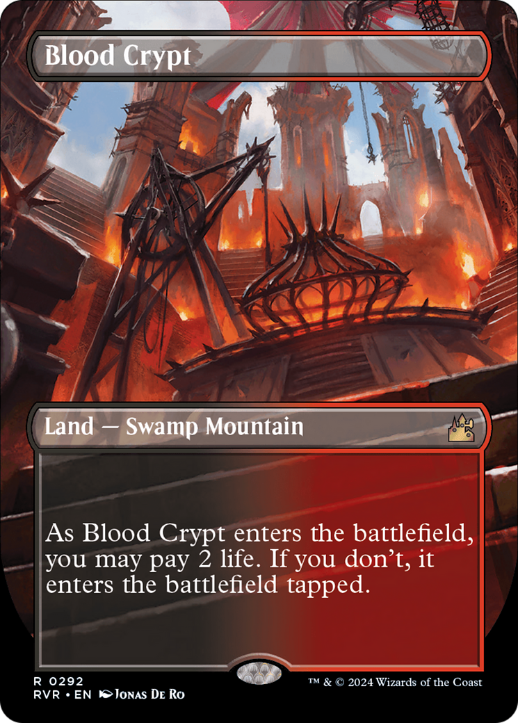 Blood Crypt (Borderless) [Ravnica Remastered] | North of Exile Games
