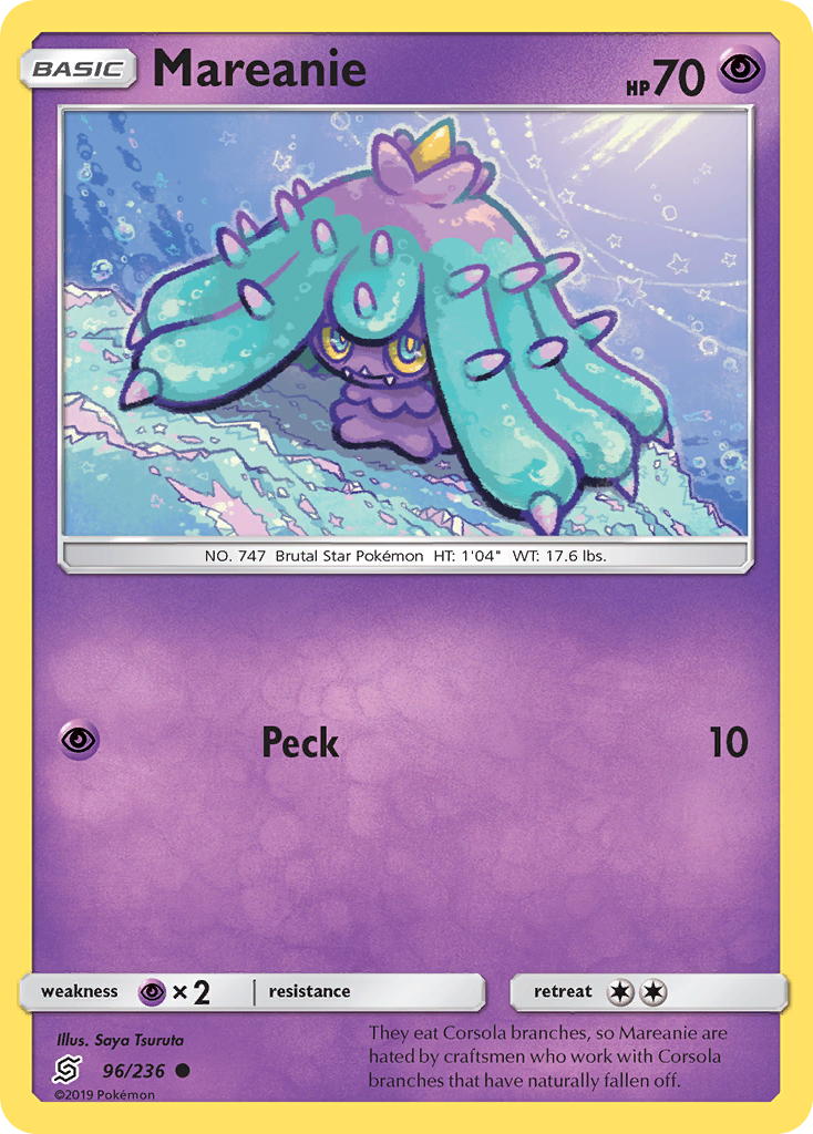 Mareanie (96/236) [Sun & Moon: Unified Minds] | North of Exile Games