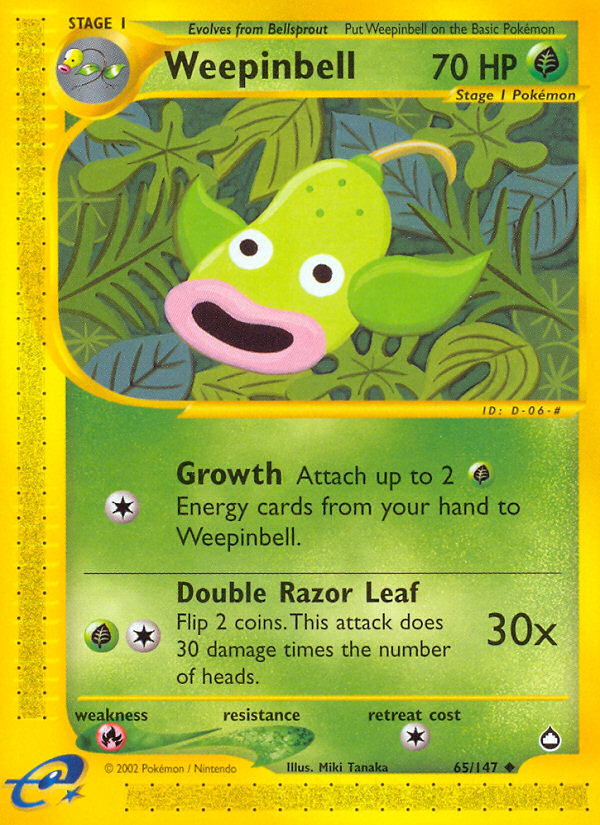 Weepinbell (65/147) [Aquapolis] | North of Exile Games