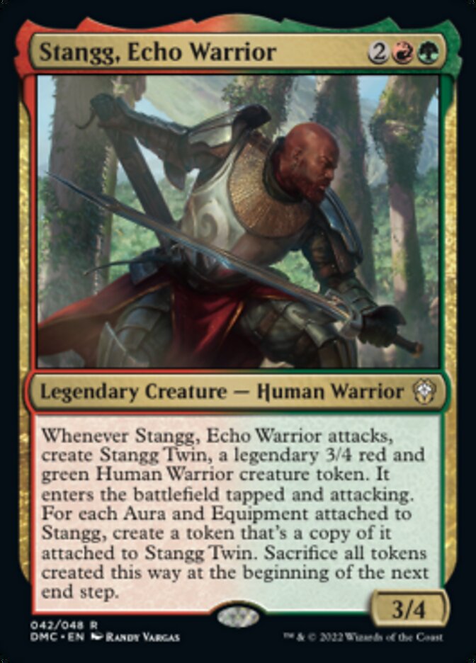 Stangg, Echo Warrior [Dominaria United Commander] | North of Exile Games