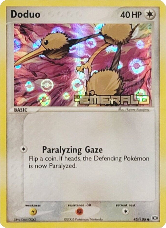 Doduo (45/106) (Stamped) [EX: Emerald] | North of Exile Games