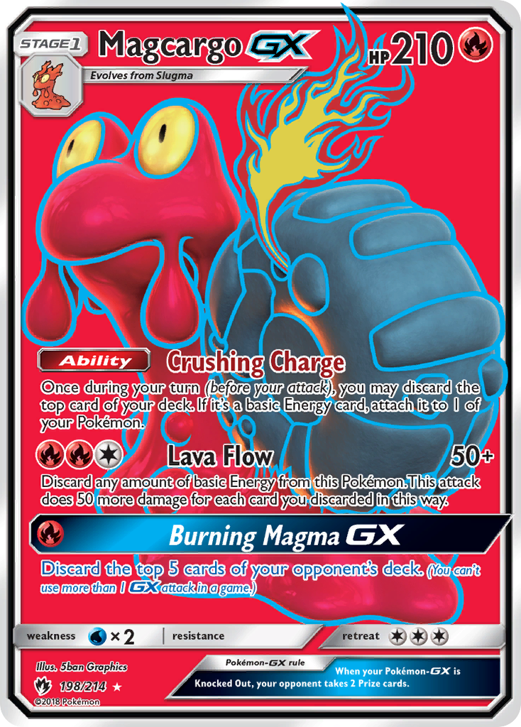 Magcargo GX (198/214) [Sun & Moon: Lost Thunder] | North of Exile Games
