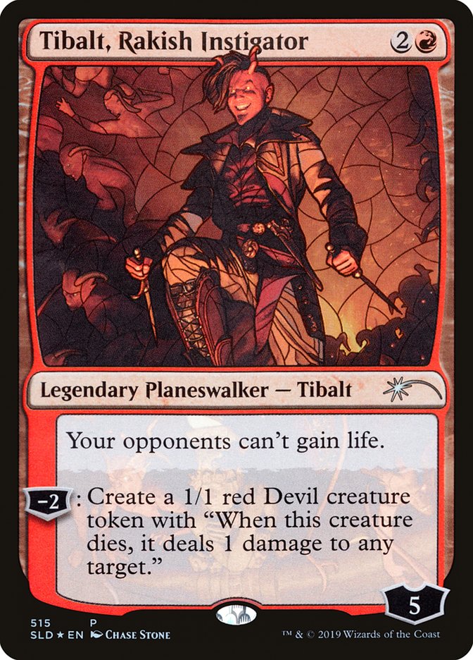 Tibalt, Rakish Instigator (Stained Glass) [Secret Lair Drop Promos] | North of Exile Games
