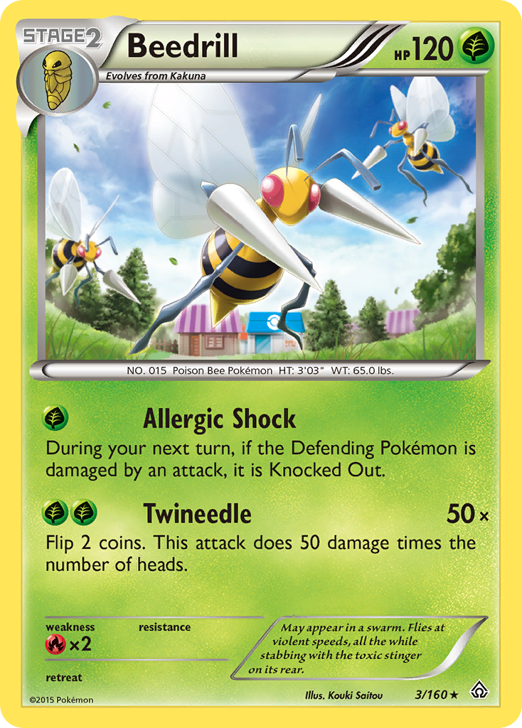 Beedrill (3/160) [XY: Primal Clash] | North of Exile Games