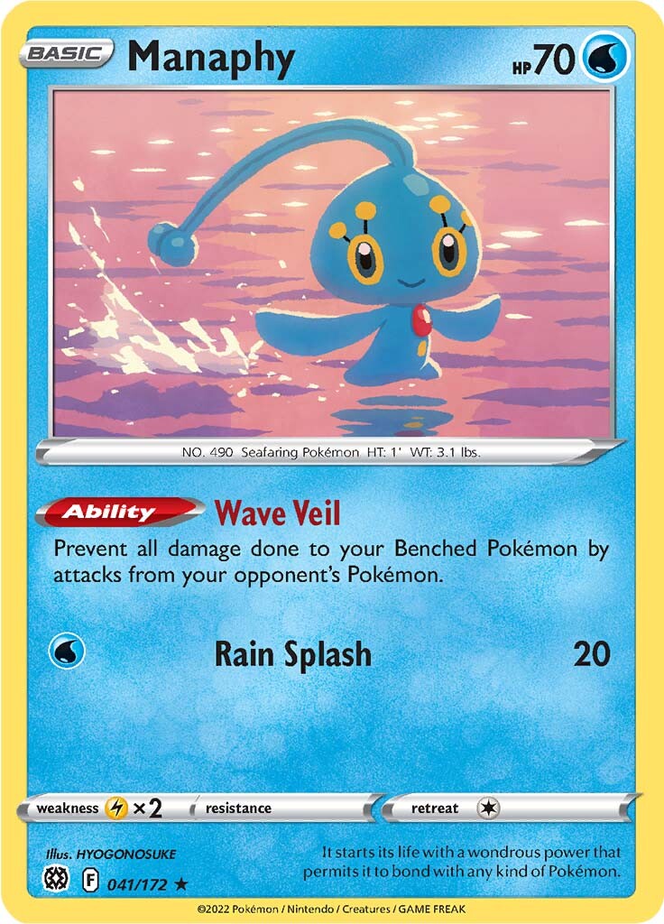 Manaphy (041/172) [Sword & Shield: Brilliant Stars] | North of Exile Games