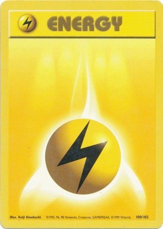 Lightning Energy (100/102) [Base Set Unlimited] | North of Exile Games