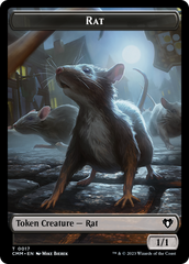 Eldrazi Spawn // Rat Double-Sided Token [Commander Masters Tokens] | North of Exile Games