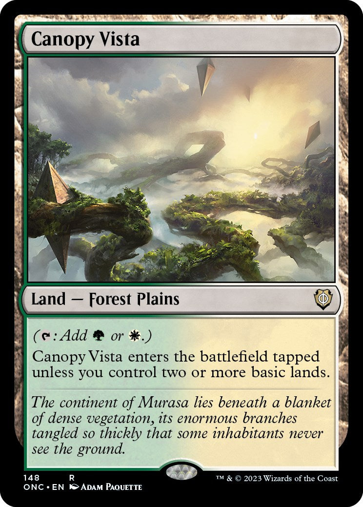 Canopy Vista [Phyrexia: All Will Be One Commander] | North of Exile Games