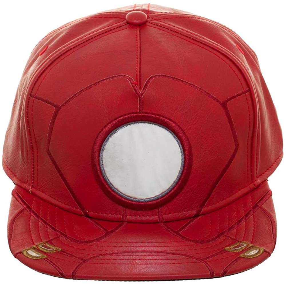 hat: Iron-Man Red Snapback Ball Cap | North of Exile Games