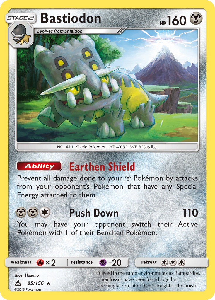 Bastiodon (85/156) [Sun & Moon: Ultra Prism] | North of Exile Games
