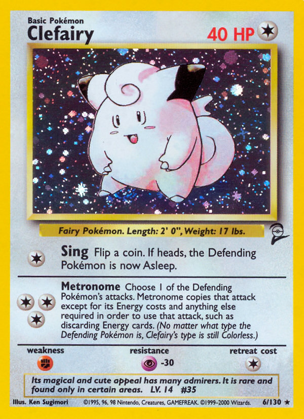 Clefairy (6/130) [Base Set 2] | North of Exile Games