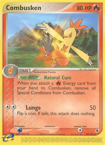 Combusken (28/109) [EX: Ruby & Sapphire] | North of Exile Games