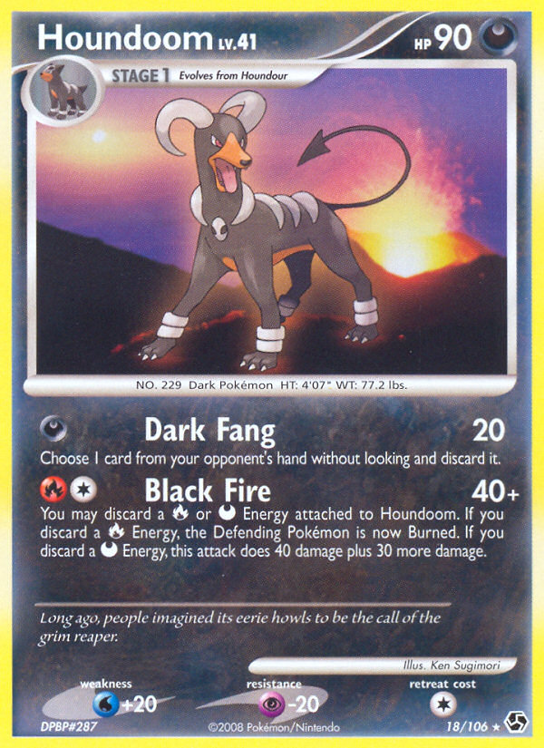 Houndoom (18/106) [Diamond & Pearl: Great Encounters] | North of Exile Games
