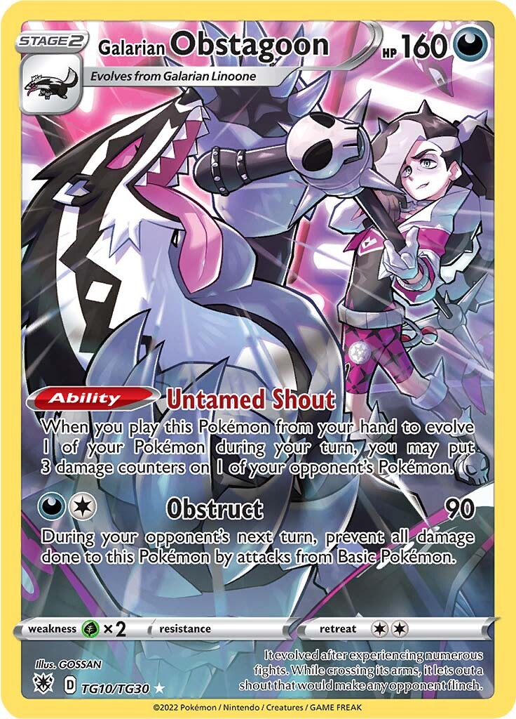 Galarian Obstagoon (TG10/TG30) [Sword & Shield: Astral Radiance] | North of Exile Games
