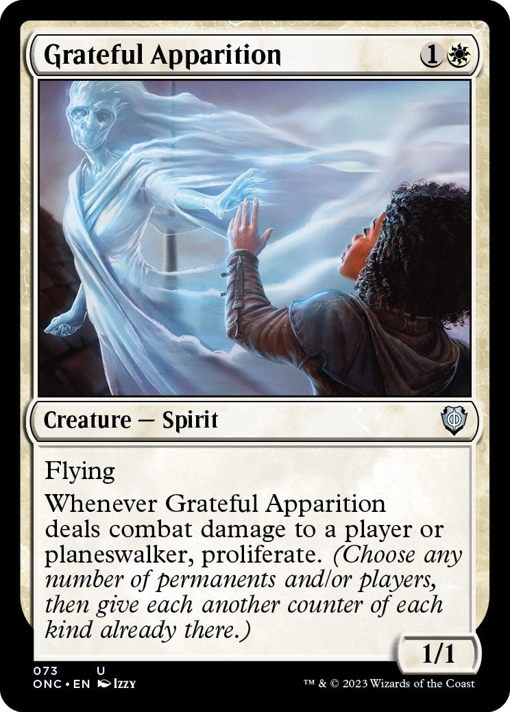 Grateful Apparition [Phyrexia: All Will Be One Commander] | North of Exile Games