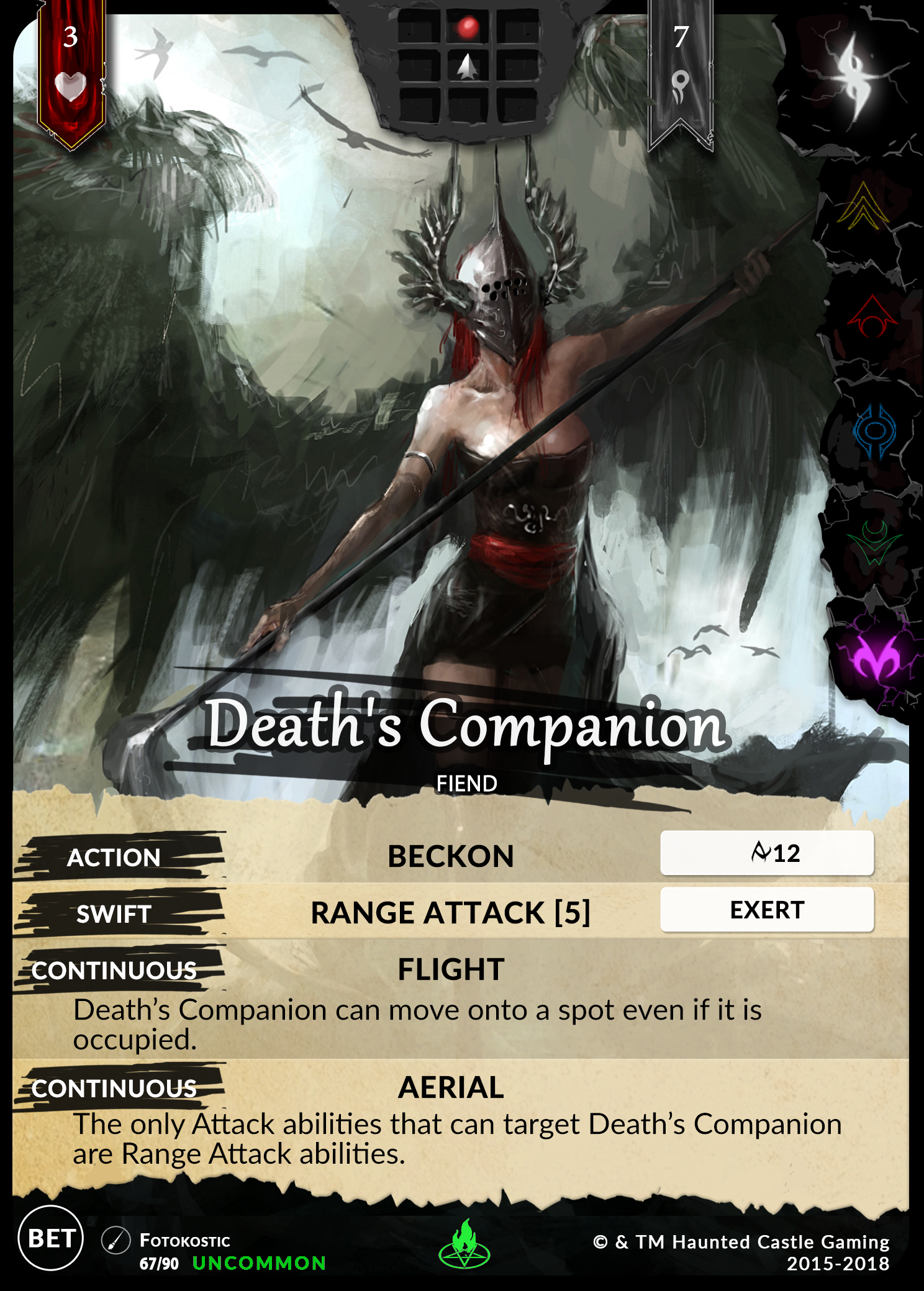 Death's Companion (Beta, 67/90) | North of Exile Games