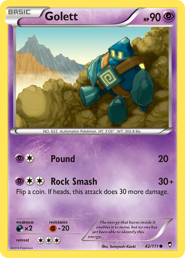 Golett (42/111) [XY: Furious Fists] | North of Exile Games