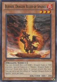 Burner, Dragon Ruler of Sparks [LTGY-EN097] Common | North of Exile Games