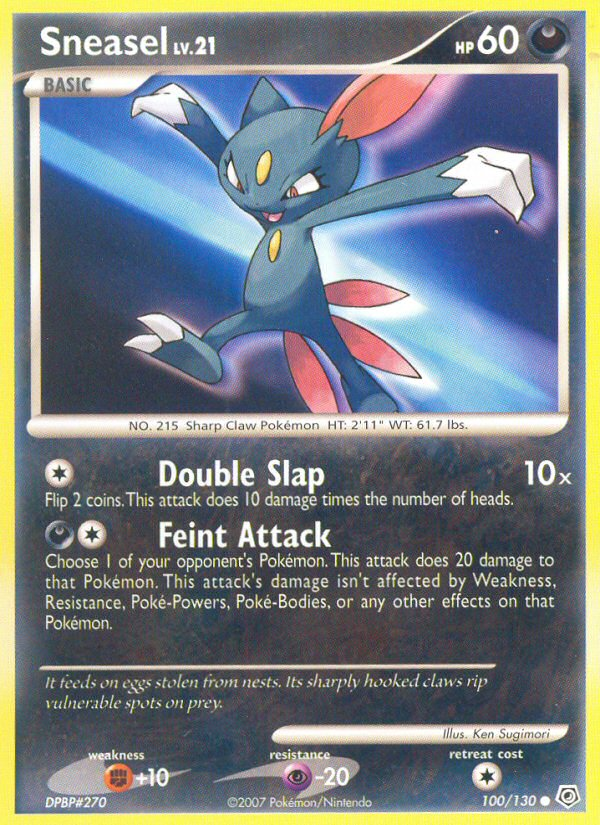Sneasel (100/130) [Diamond & Pearl: Base Set] | North of Exile Games