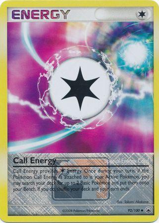 Call Energy (92/100) (League Promo) [Diamond & Pearl: Majestic Dawn] | North of Exile Games