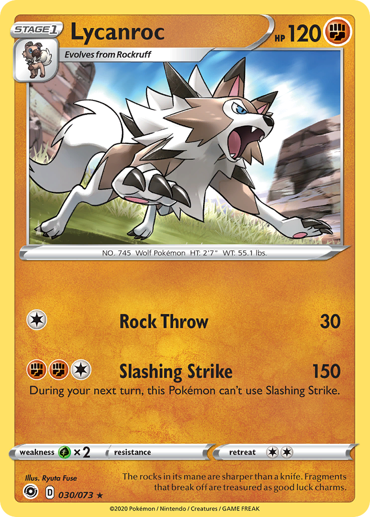 Lycanroc (030/073) [Sword & Shield: Champion's Path] | North of Exile Games
