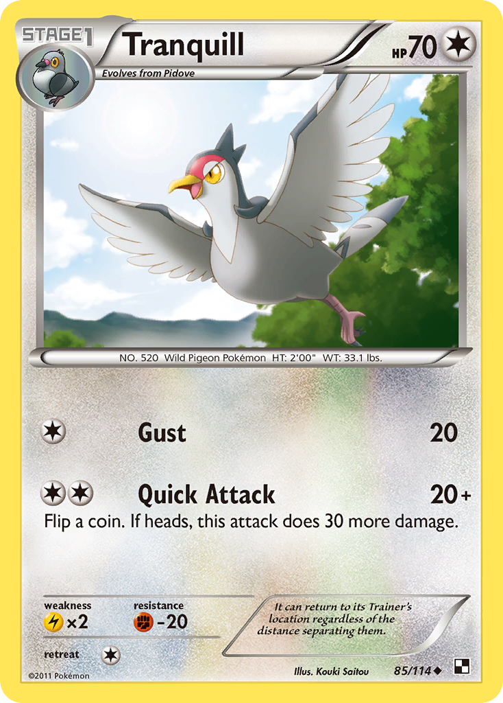 Tranquill (85/114) [Black & White: Base Set] | North of Exile Games