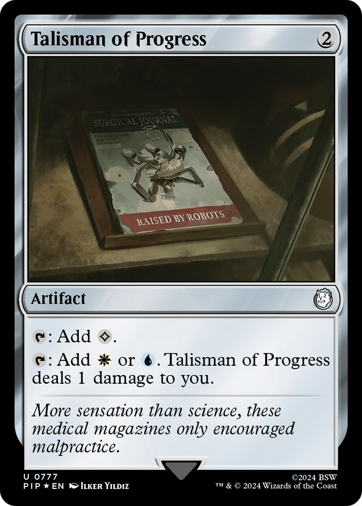 Talisman of Progress (Surge Foil) [Fallout] | North of Exile Games
