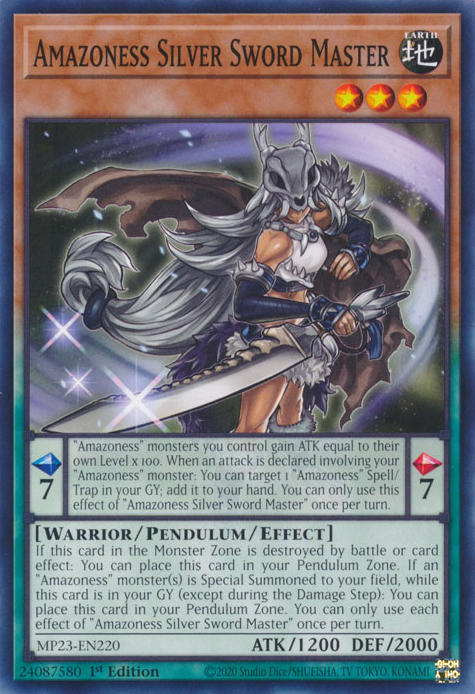 Amazoness Silver Sword Master [MP23-EN220] Common | North of Exile Games