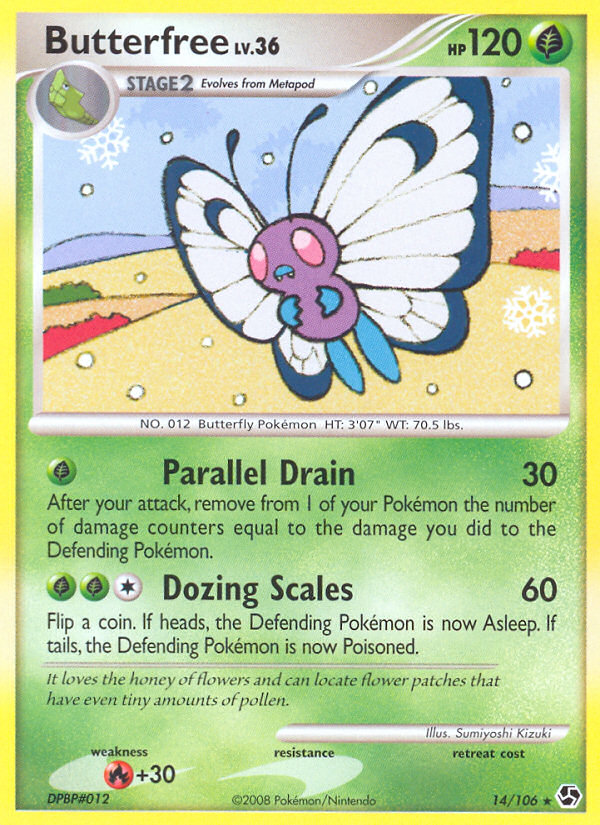 Butterfree (14/106) [Diamond & Pearl: Great Encounters] | North of Exile Games