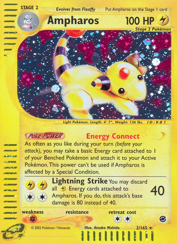 Ampharos (2/165) [Expedition: Base Set] | North of Exile Games