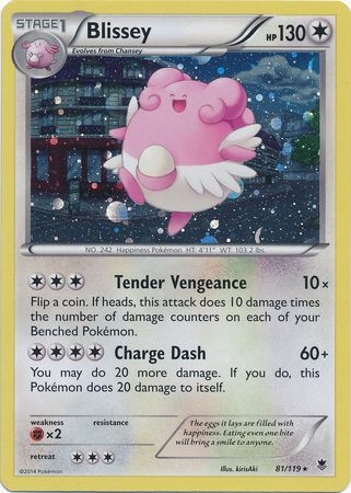 Blissey (81/119) (Cosmos Holo) [XY: Phantom Forces] | North of Exile Games