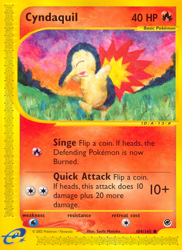 Cyndaquil (104/165) [Expedition: Base Set] | North of Exile Games