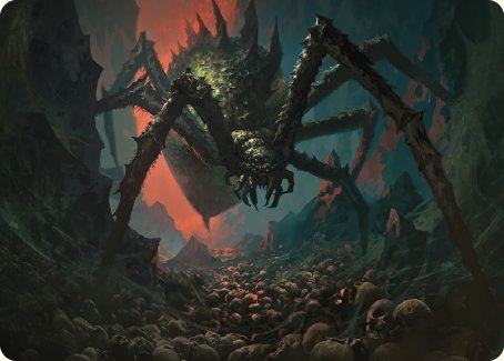 Shelob, Child of Ungoliant Art Card [The Lord of the Rings: Tales of Middle-earth Art Series] | North of Exile Games