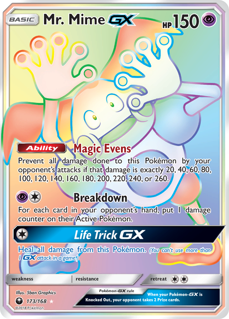 Mr. Mime GX (173/168) [Sun & Moon: Celestial Storm] | North of Exile Games