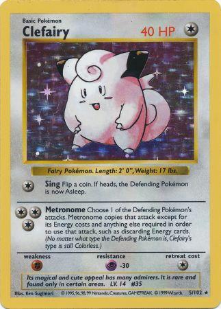 Clefairy (5/102) [Base Set Shadowless Unlimited] | North of Exile Games